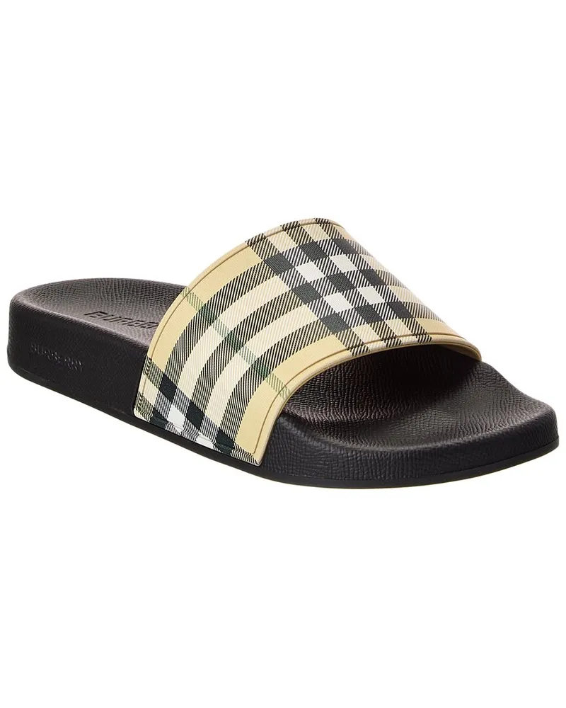 Burberry Check Slide Beige