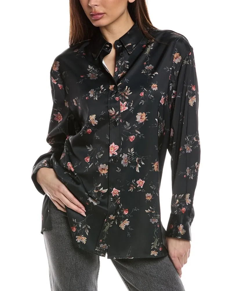 AllSaints Louisa Tanana Shirt Black