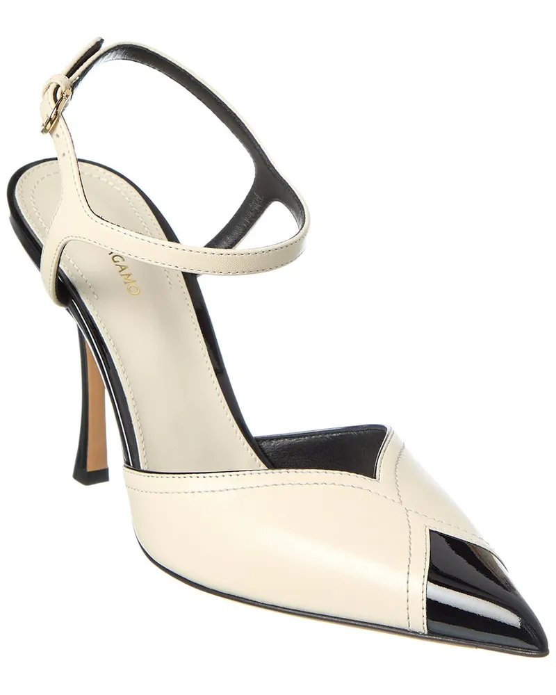 Ferragamo Erula Leather Pump Black