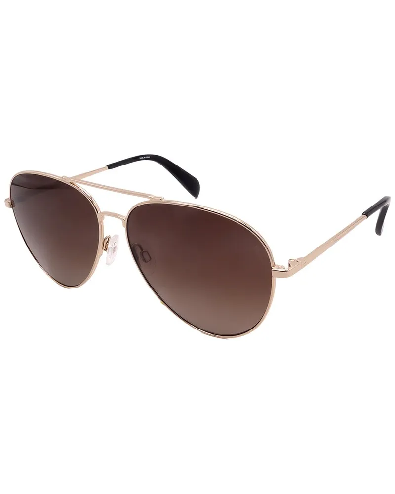 Rag & Bone Unisex RNB5052/G/S 59mm Sunglasses Gold