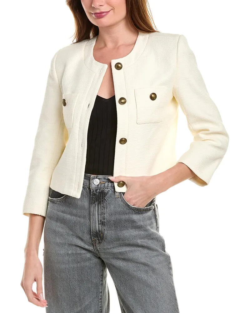 Frame Denim Jacket White