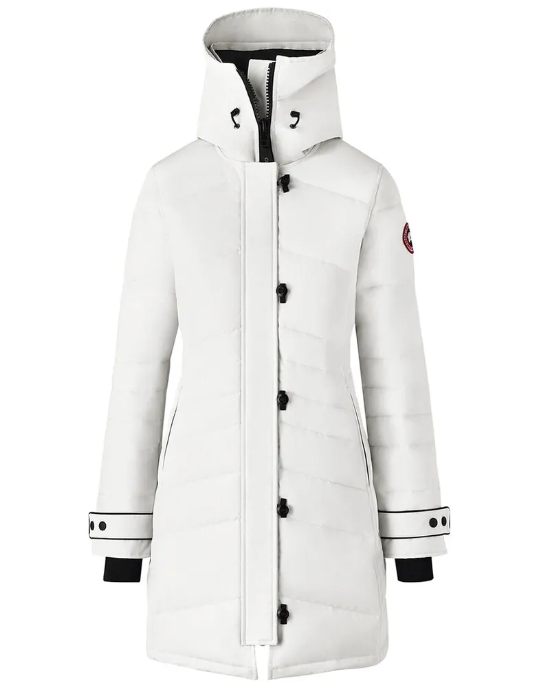 Canada Goose Lorette Parka Heritage Slim Fit Parka White