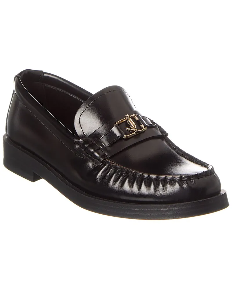 Jimmy Choo Addie Leather Loafer Black