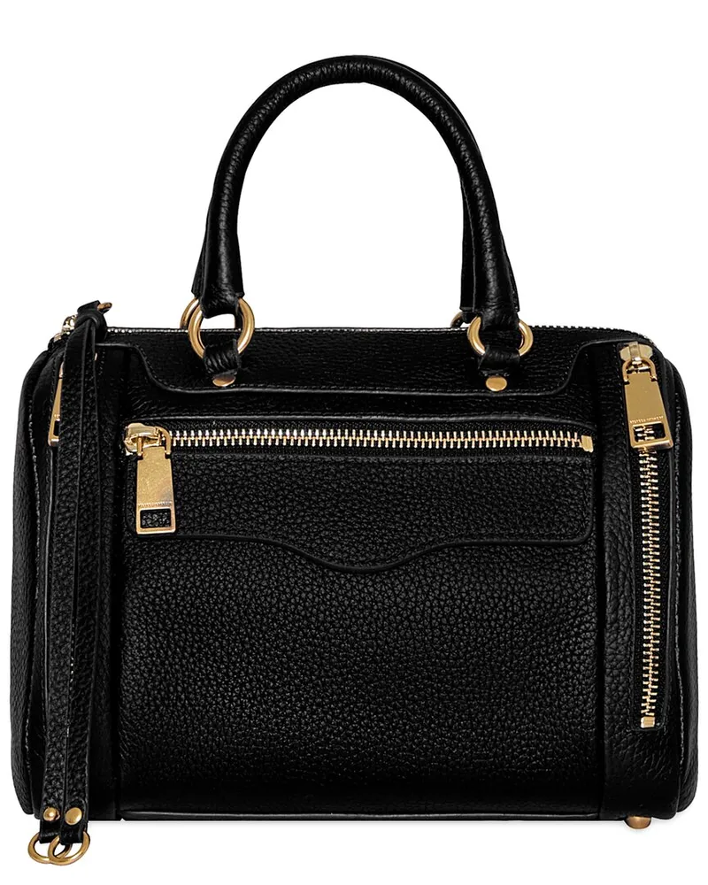 Rebecca Minkoff M.A.B. Small Speedy Leather Crossbody Black