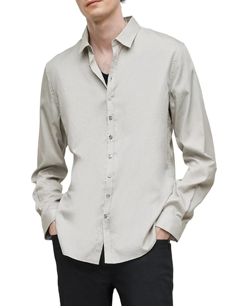 John Varvatos Button Slim Fit Shirt Nocolor