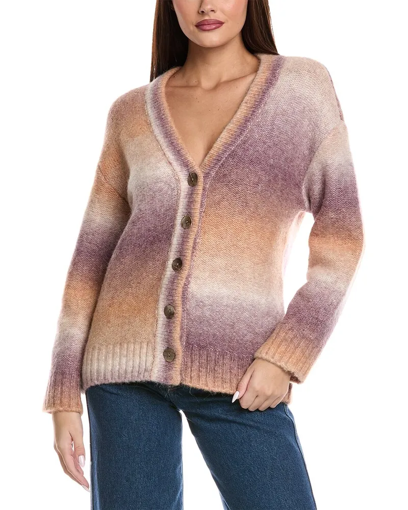 Faherty Seaside Spacedye Alpaca & wool-Blend Cardigan Nocolor