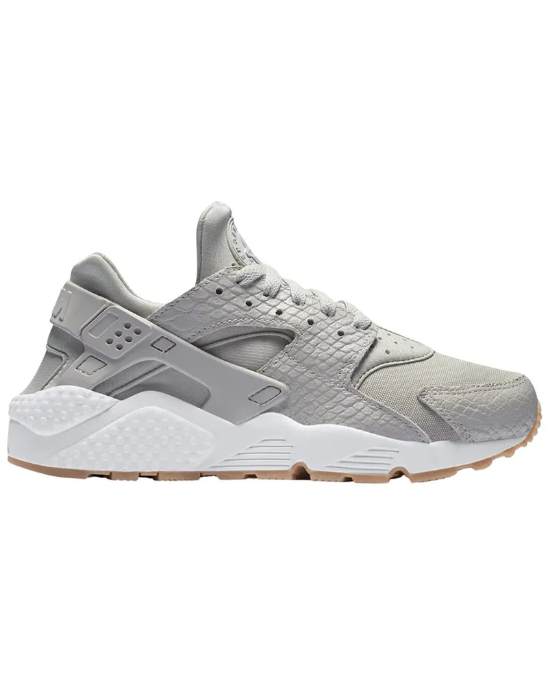 Nike Air Huarache Run Mesh & Leather Sneaker White