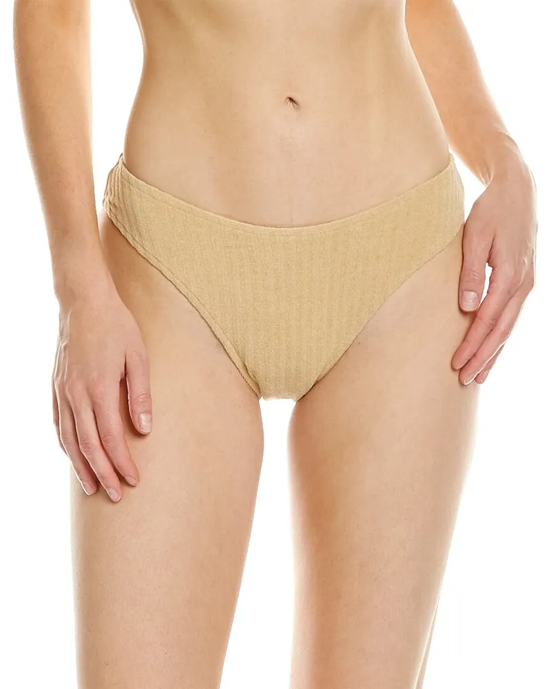WeWoreWhat Classic Scoop Bikini Bottom Brown