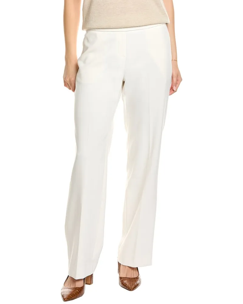 Anne Klein Pull-On Slash Pocket Trouser White