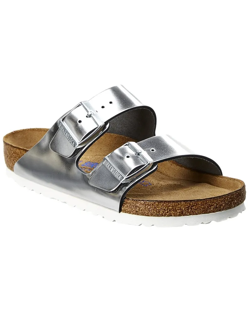 Birkenstock Women's Arizona Soft Footbed Leather Sandal Nocolor