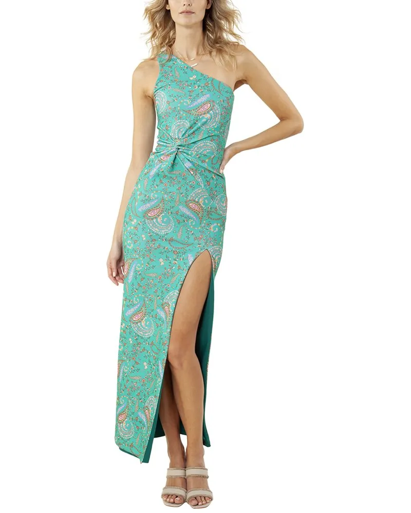 Hale Bob One Shoulder Maxi Dress Nocolor