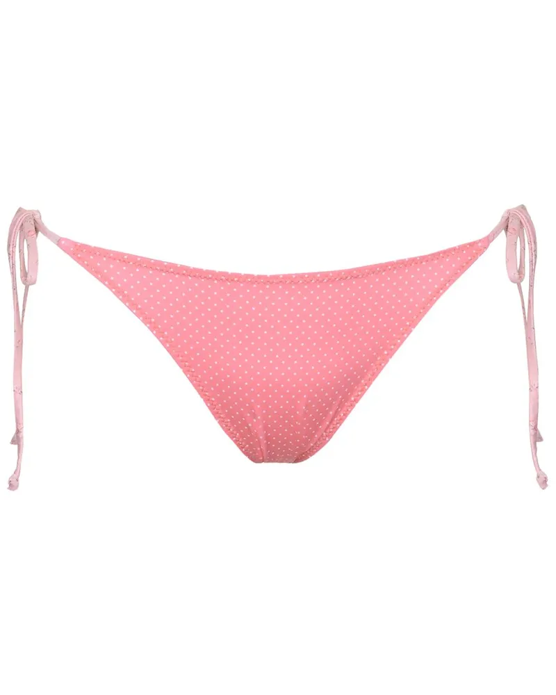 LoveShackFancy Harbor Bikini Bottom Pink
