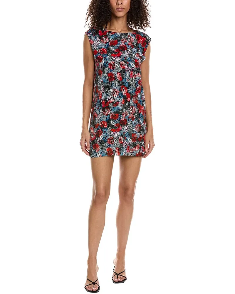 The Kooples Silk Shift Dress Red