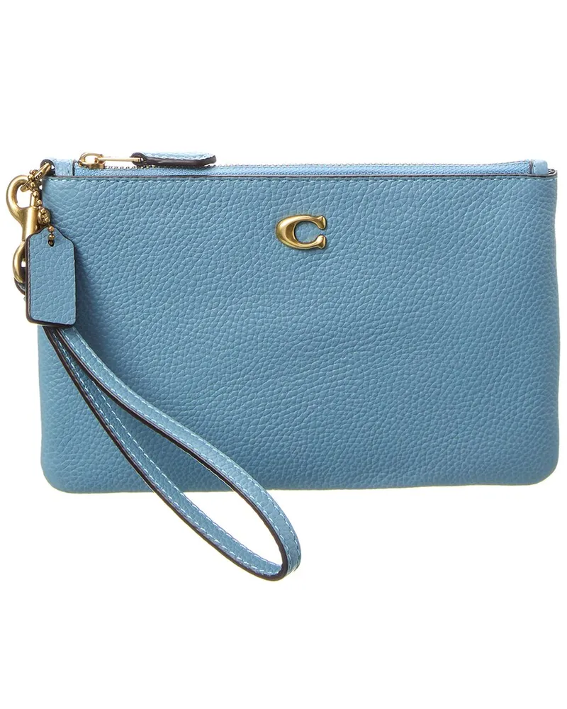 Coach Small Leather Wristlet Nocolor