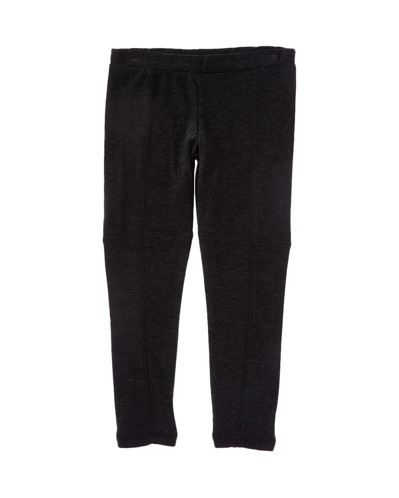 Chaser Knit Seamed Legging Black