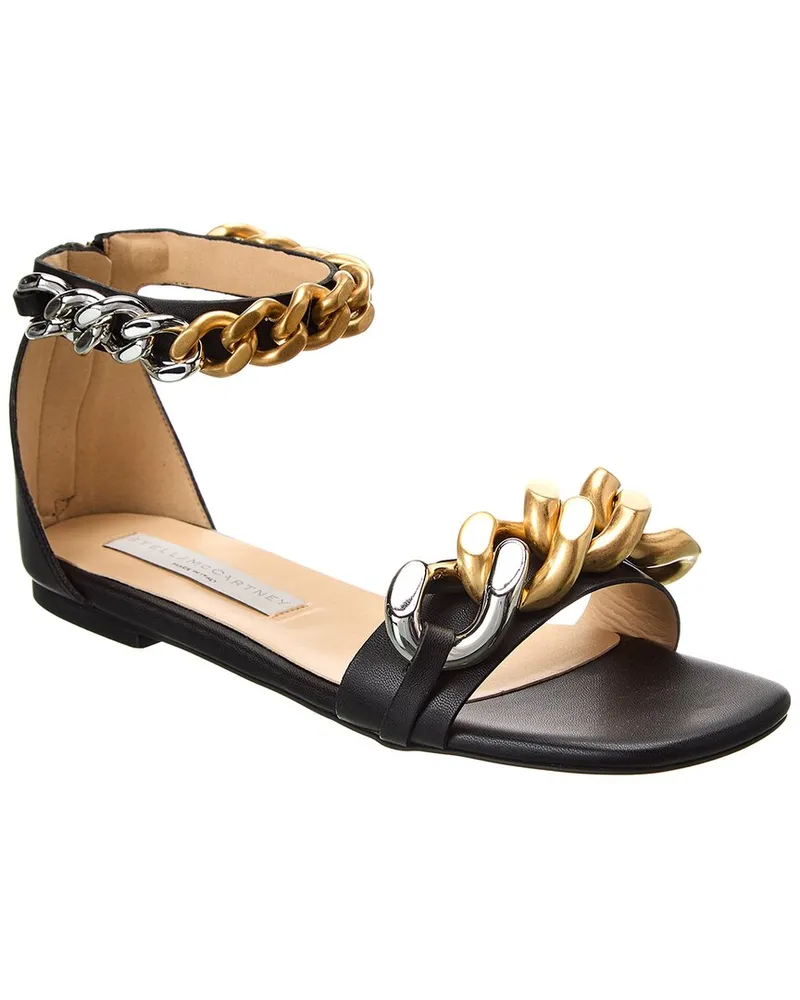 Stella McCartney Falabella Chain Sandal Black