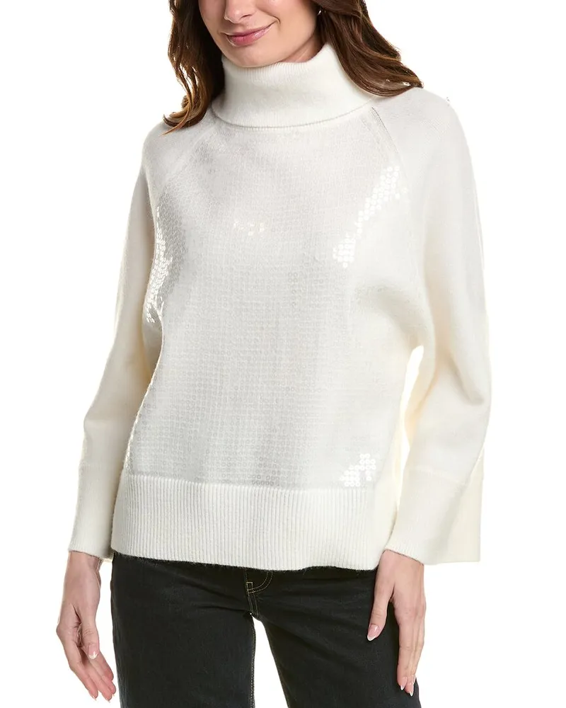 Joseph Ribkoff Turtleneck Sweater White