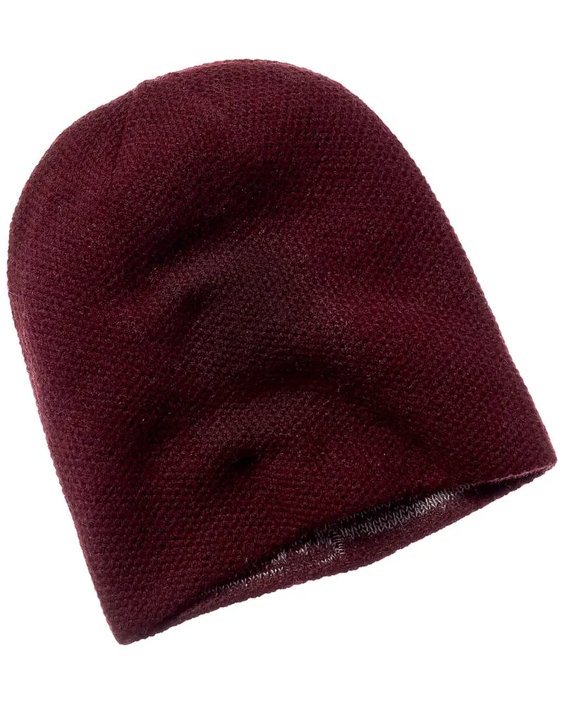 portolano  Reversible Honeycomb Stitch Cashmere Hat Nocolor