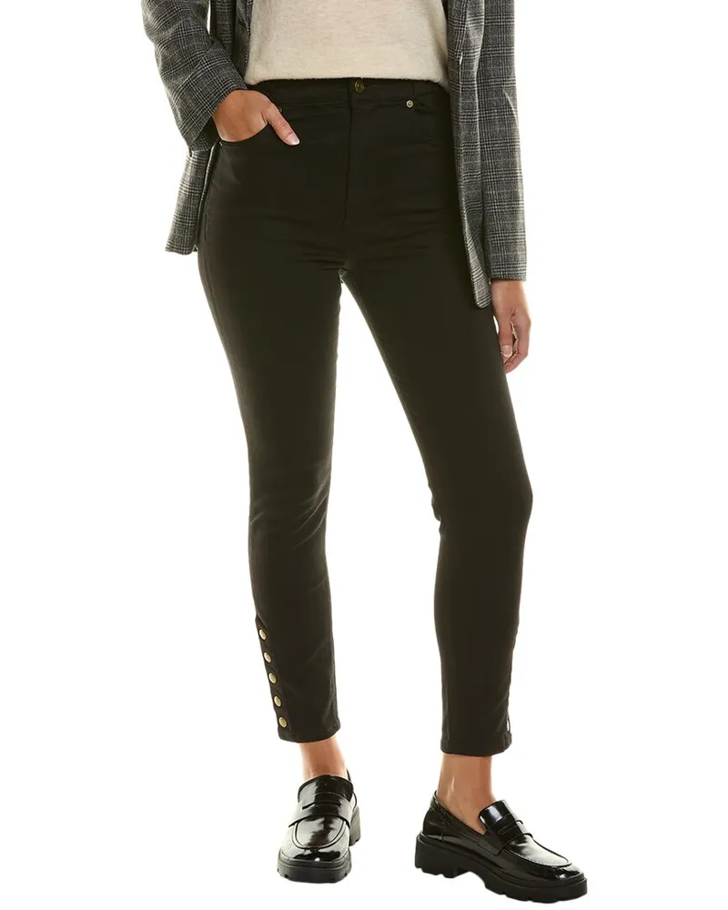Frame Denim The Snapped Denim Legging Black