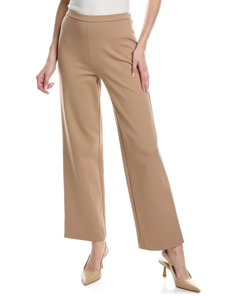 ST. JOHN Stretch Soft Twill Pant Brown