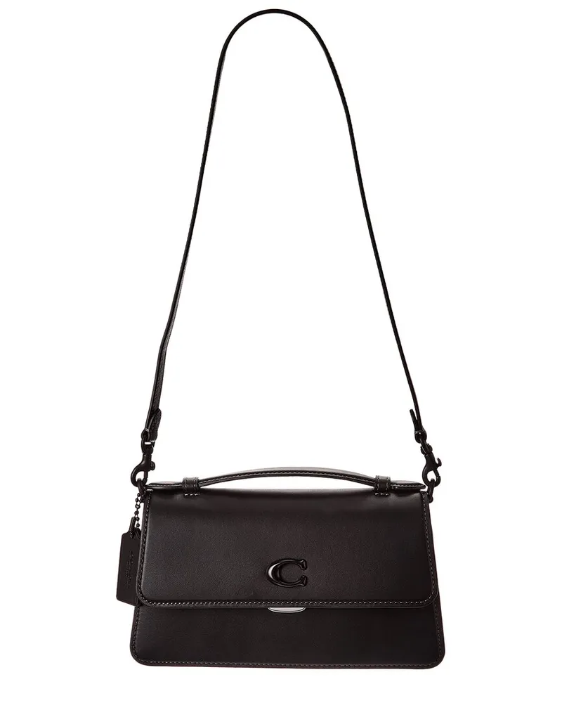 Coach Juno Leather Bag Black