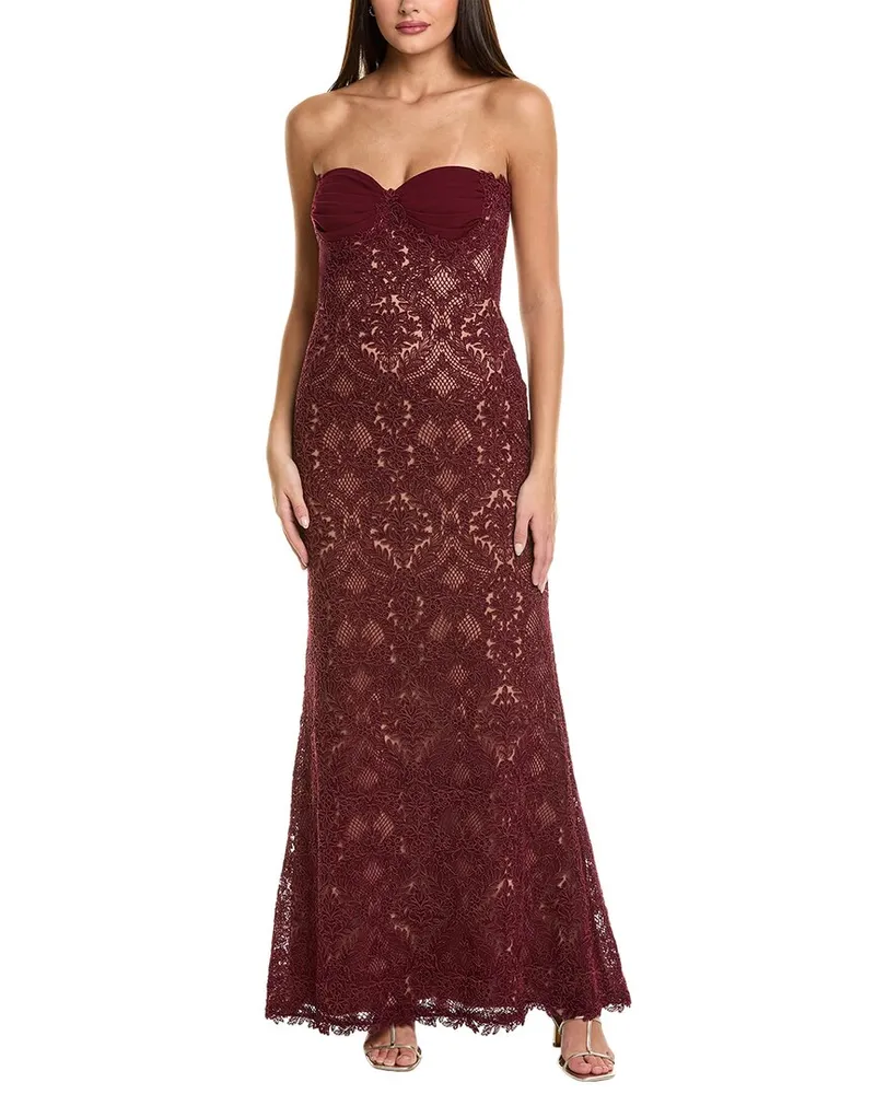 Tadashi Shoji Gown Red