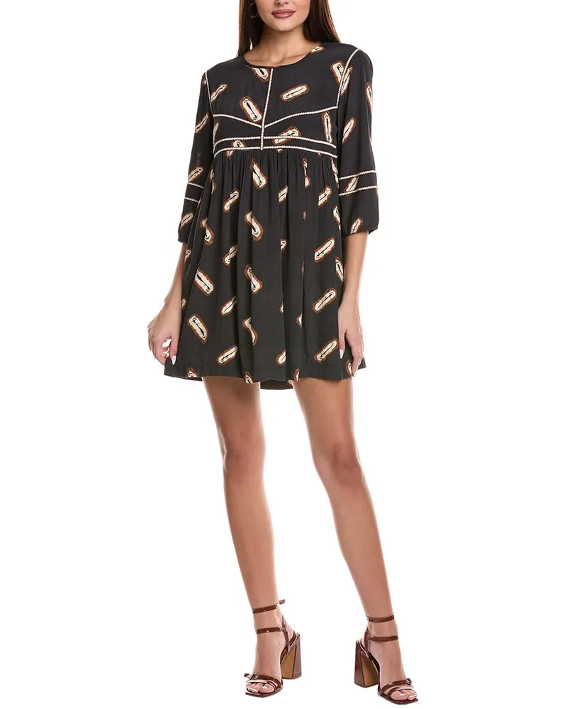 ba&sh Crispy Mini Dress Black