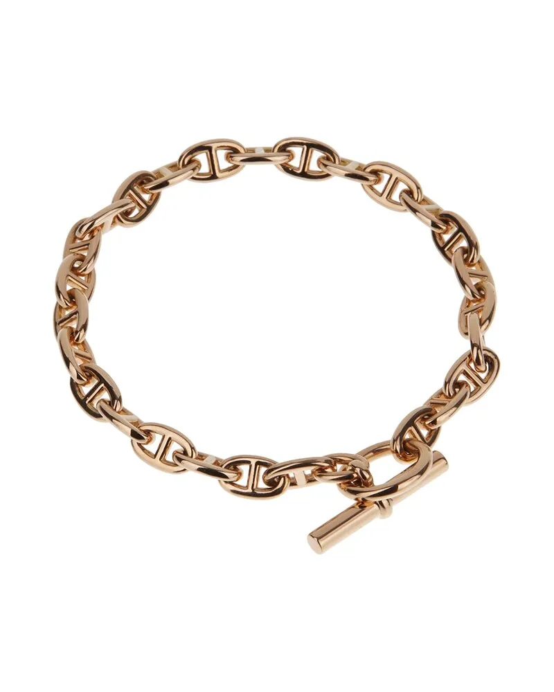 Hermès 18K Rose Gold Chaine d'Ancre Bracelet (Authentic Pre-Loved Nocolor