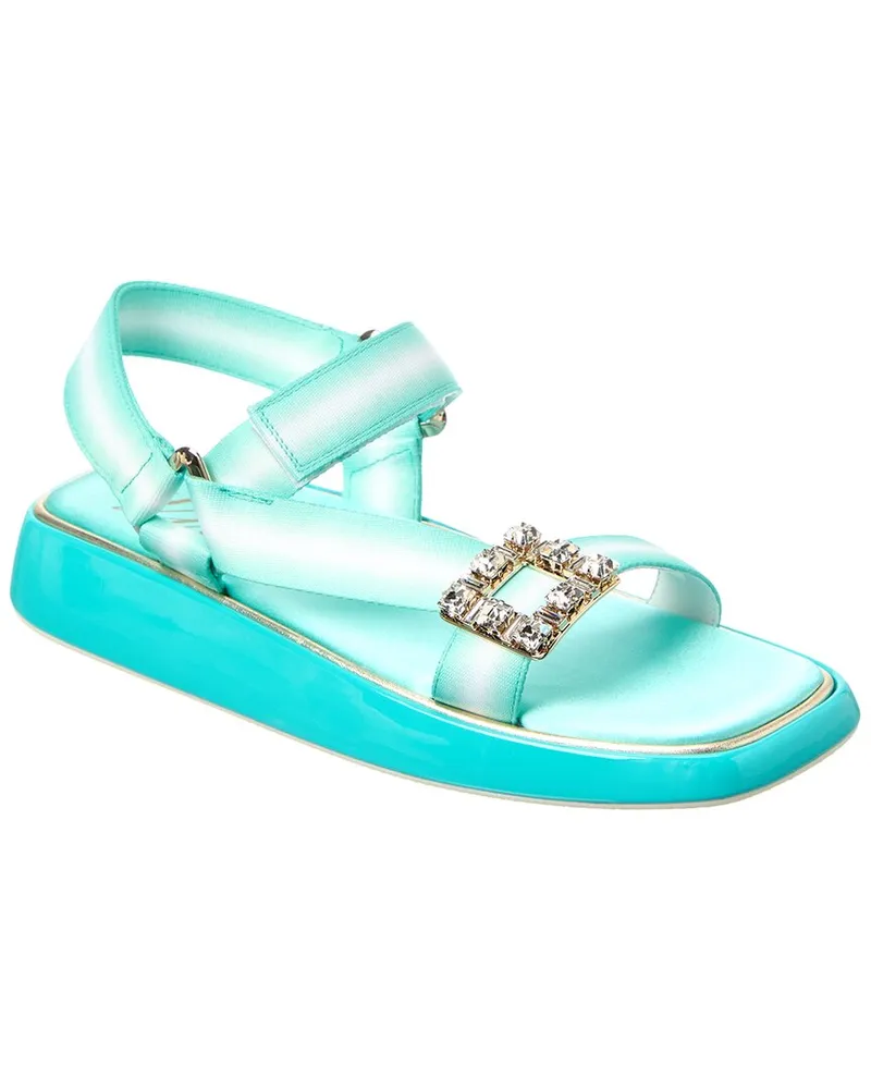Roger Vivier Trekky Sandal Blue