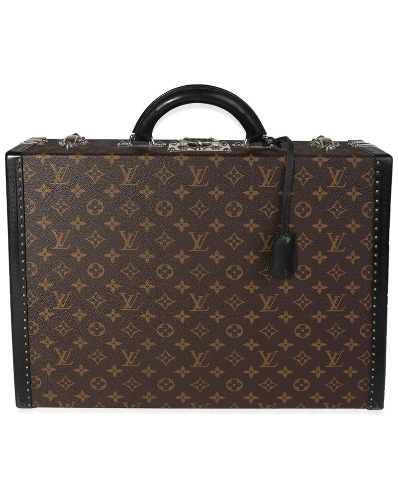 Louis Vuitton Black, Brown Coated Canvas, Leather President Briefcase  (Authentic Pre-Loved Nocolor