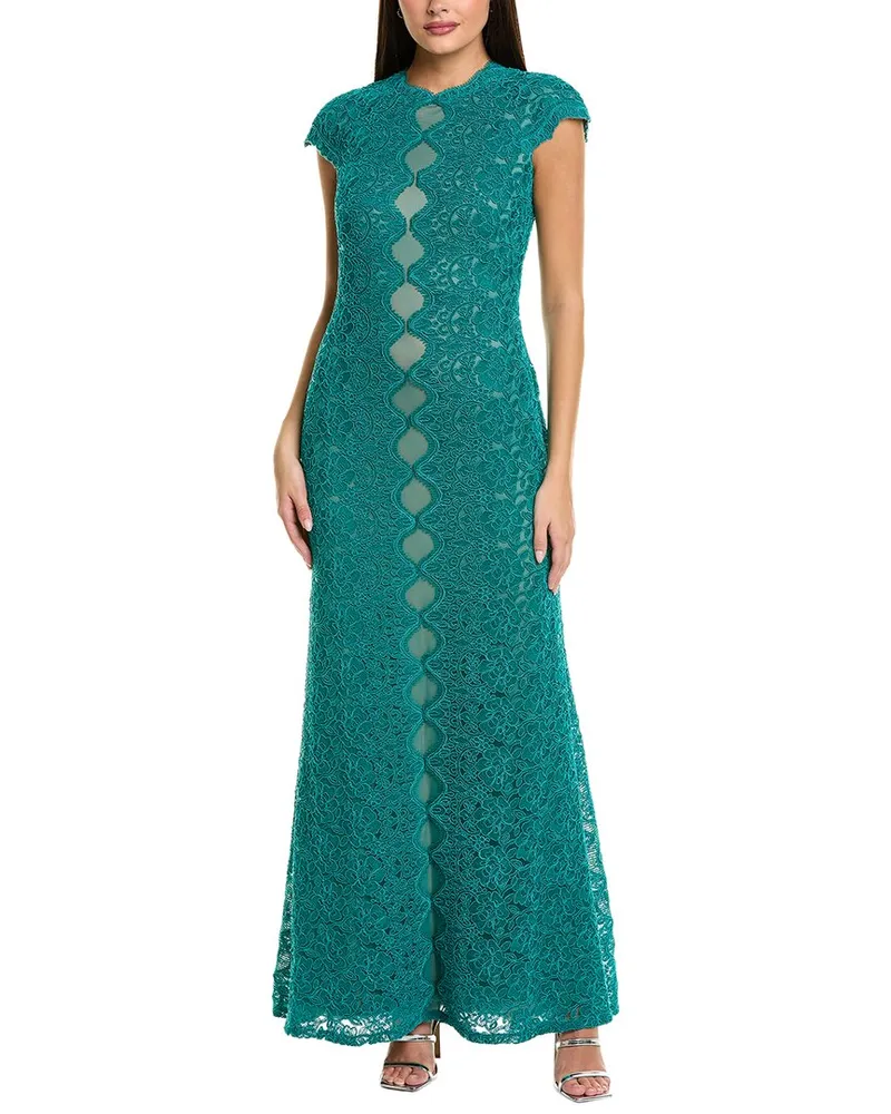 Tadashi Shoji Gown Green