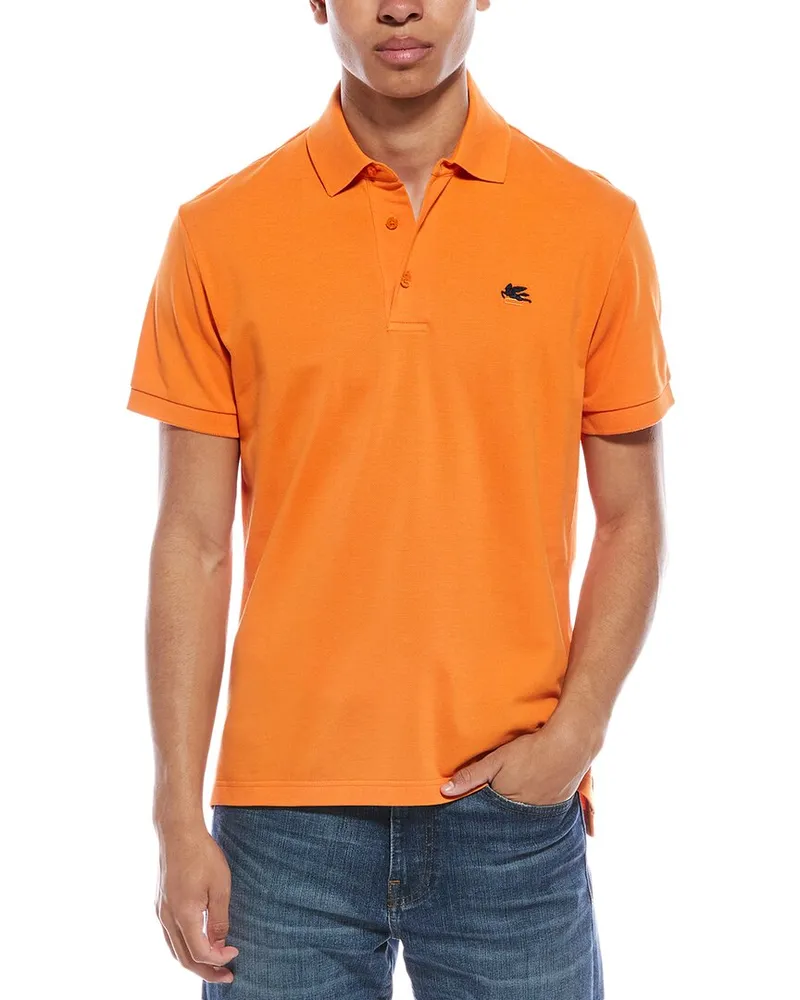Etro Roma Polo Shirt Orange