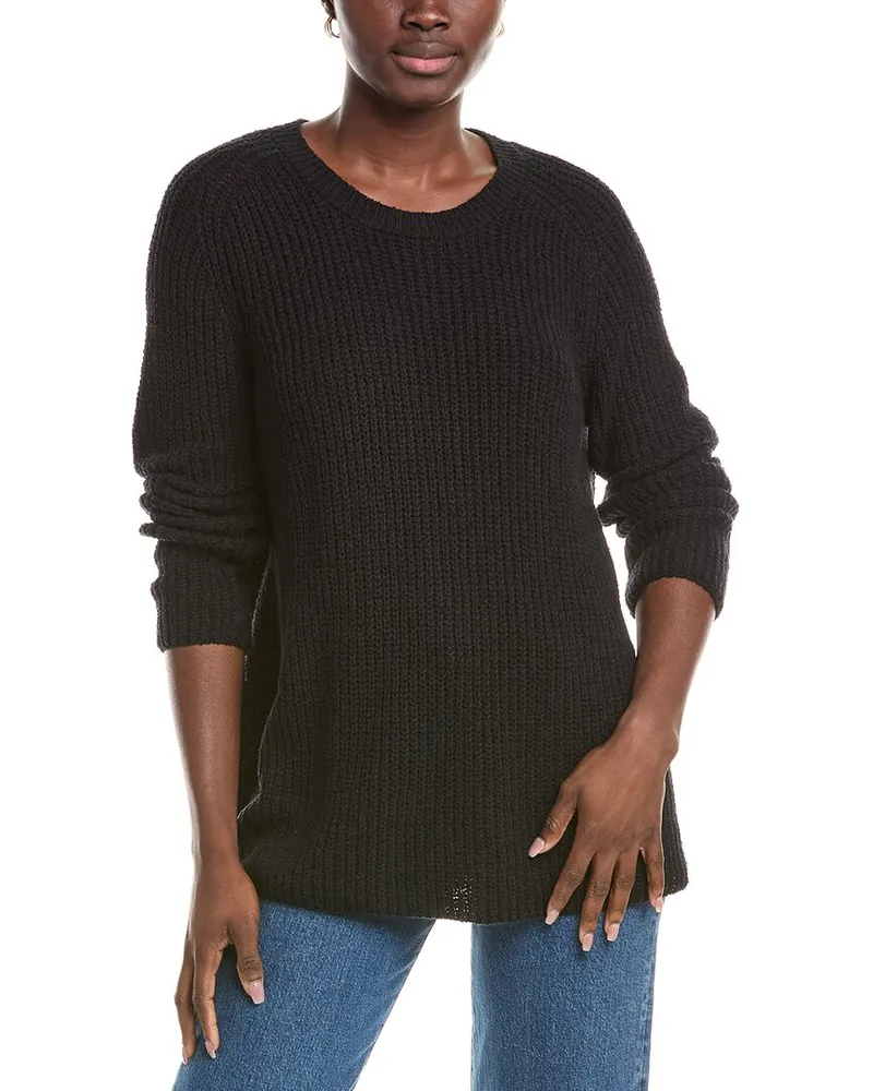 Eileen Fisher Crew Neck Pullover Black
