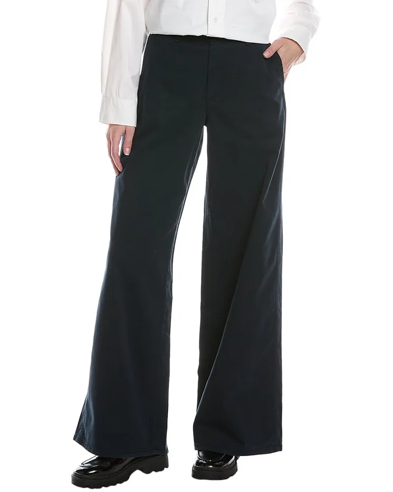 Rag & Bone Sofie Salute High-Rise Wide Leg Chino Jean Blue