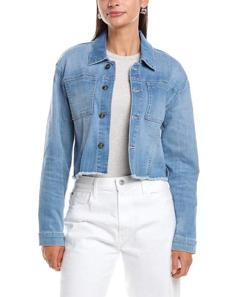 HUDSON Jeans Cropped Denim Jacket Nocolor