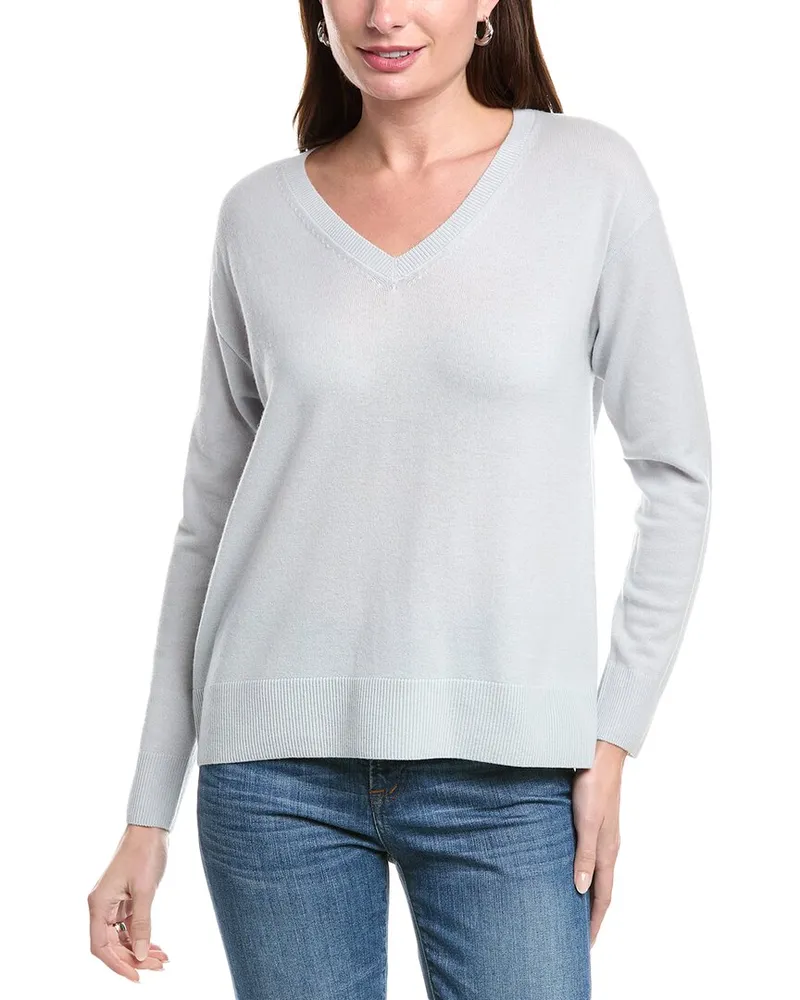 Vince Wool & Cashmere-Blend Sweater Blue