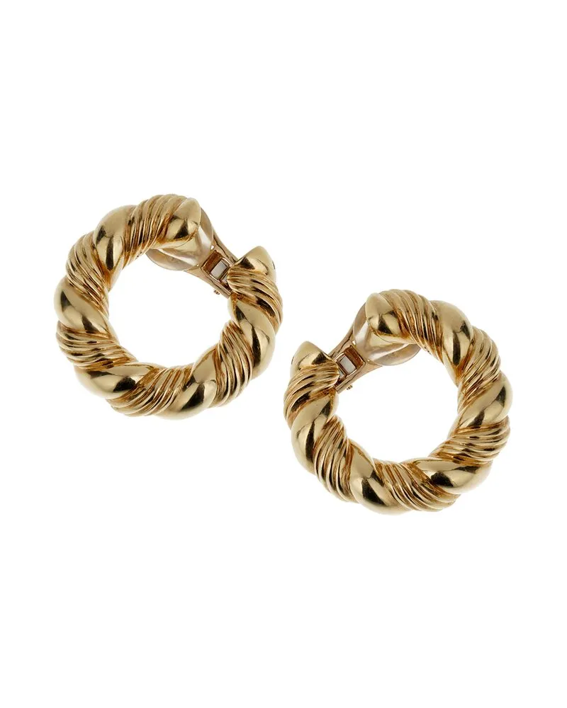 Van Cleef & Arpels 18K Hoops (Authentic Pre-Loved Nocolor