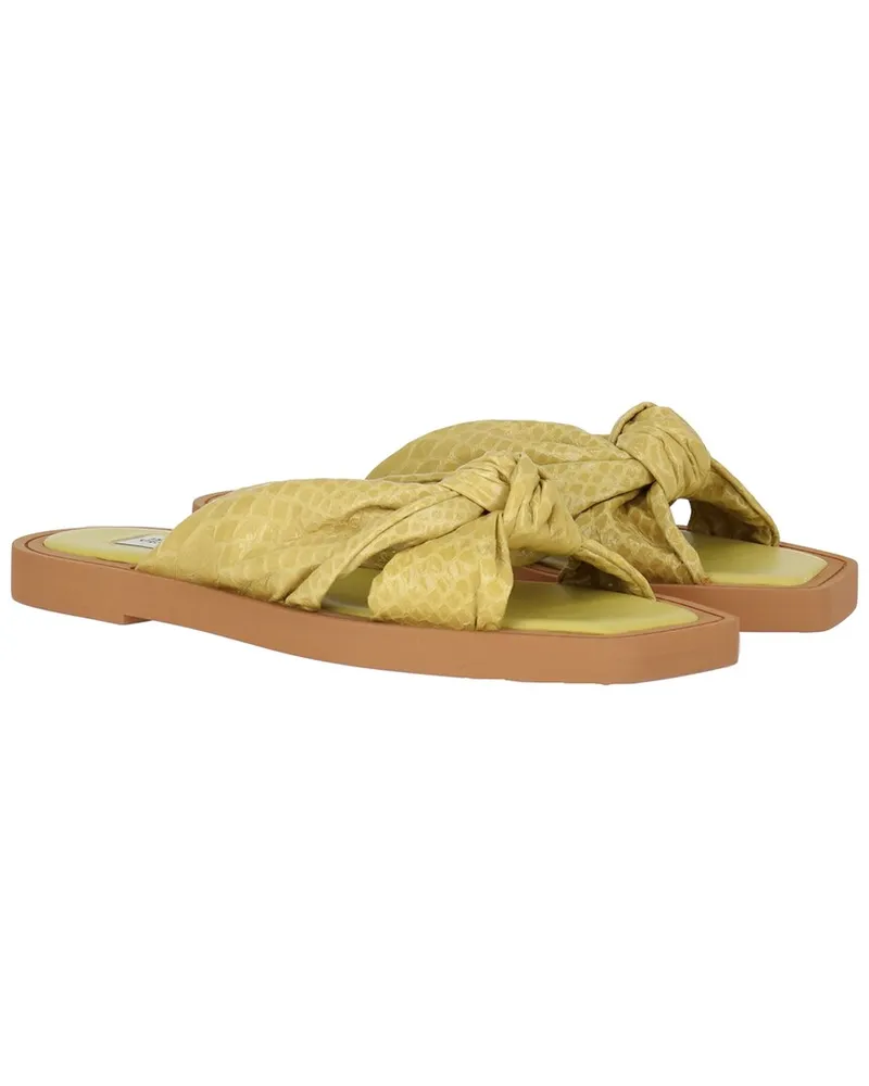 Jimmy Choo Tropica Leather Flat Sandal Nocolor
