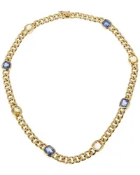 Bulgari 18K Gemstone Choker Necklace (Authentic Pre-Owned 