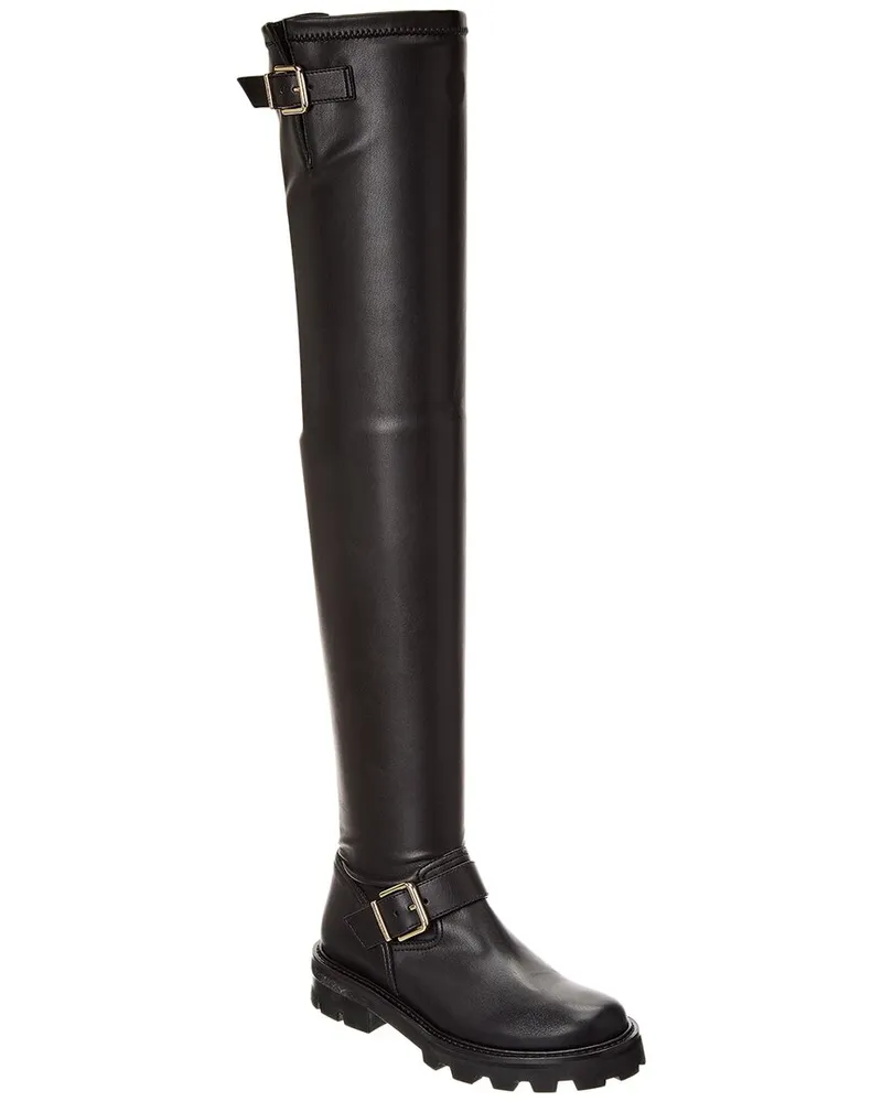 Jimmy Choo Biker II Over-The-Knee Boot Black
