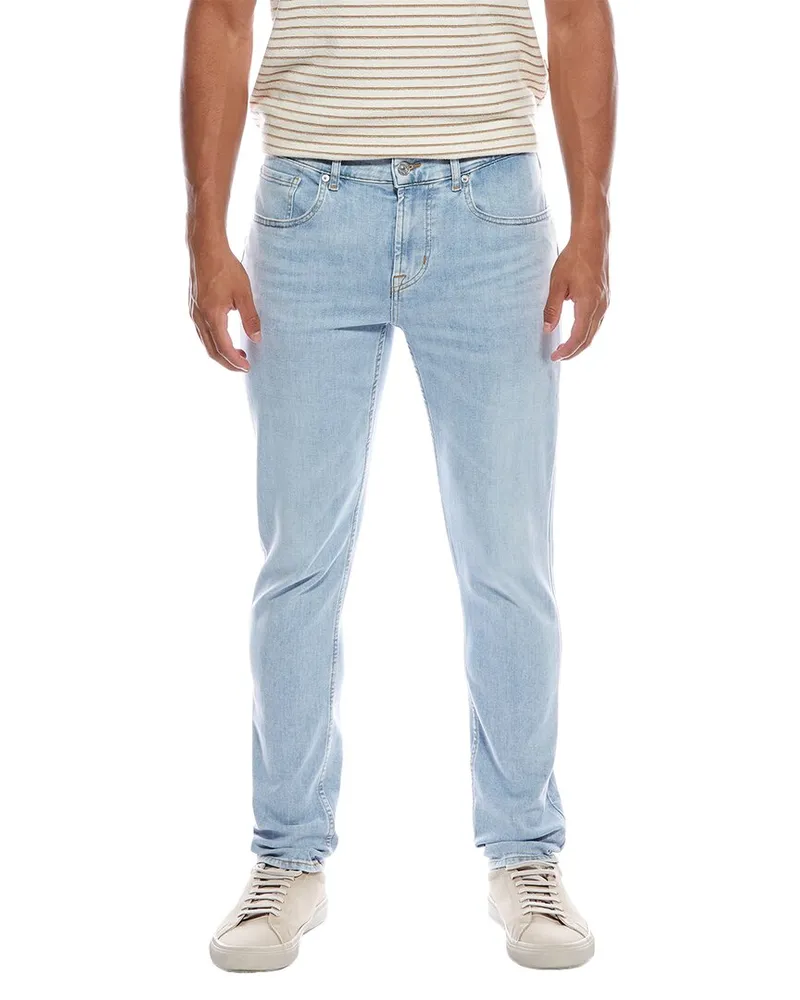 7 for all mankind Slimmy Studio Blue Tapered Slim Jean Nocolor