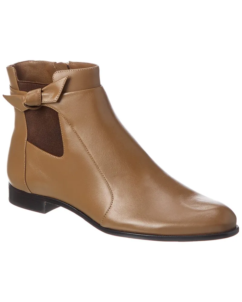 Alexandre Birman Clarita Leather Chelsea Boot Brown