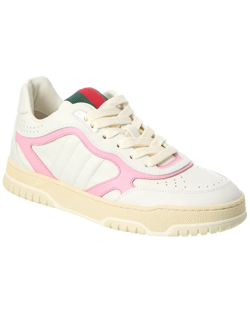 Gucci Re-Web Leather Sneaker White