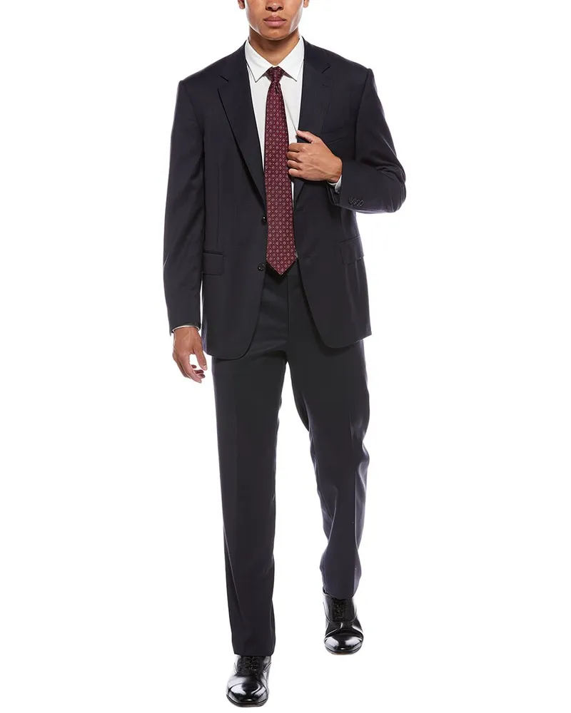 Canali 2pc Wool Suit Blue