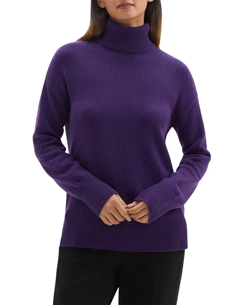 Theory Slouchy Turtleneck Cashmere Sweater Nocolor