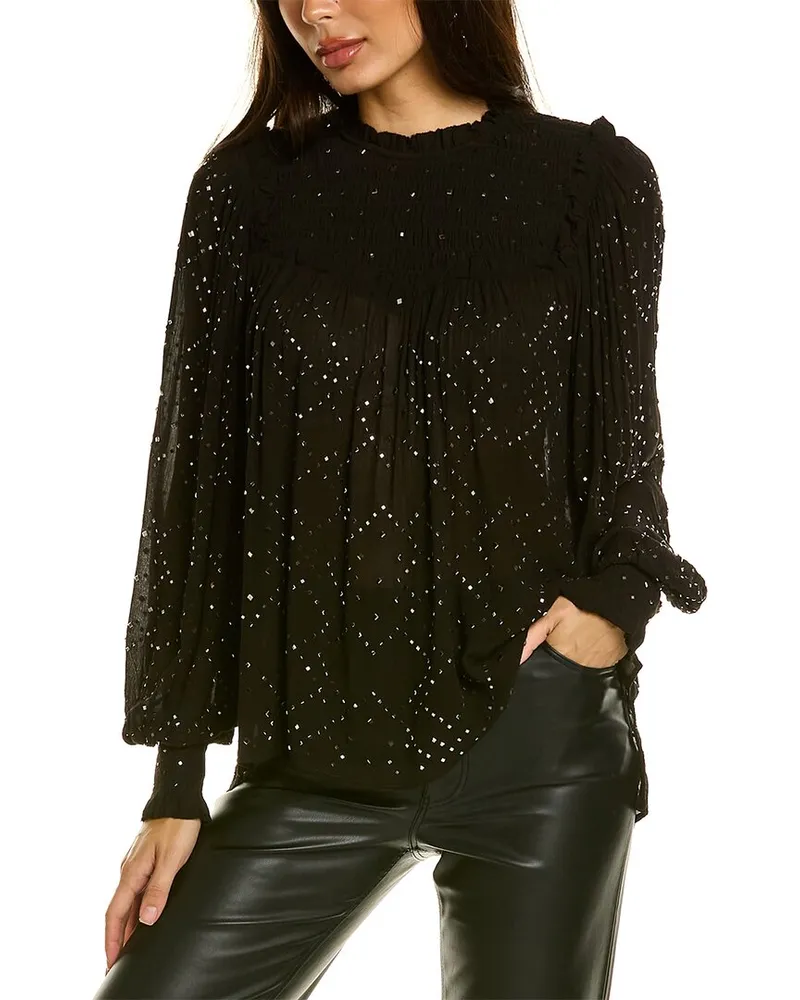 AllSaints Perri Sparkle Top Nocolor