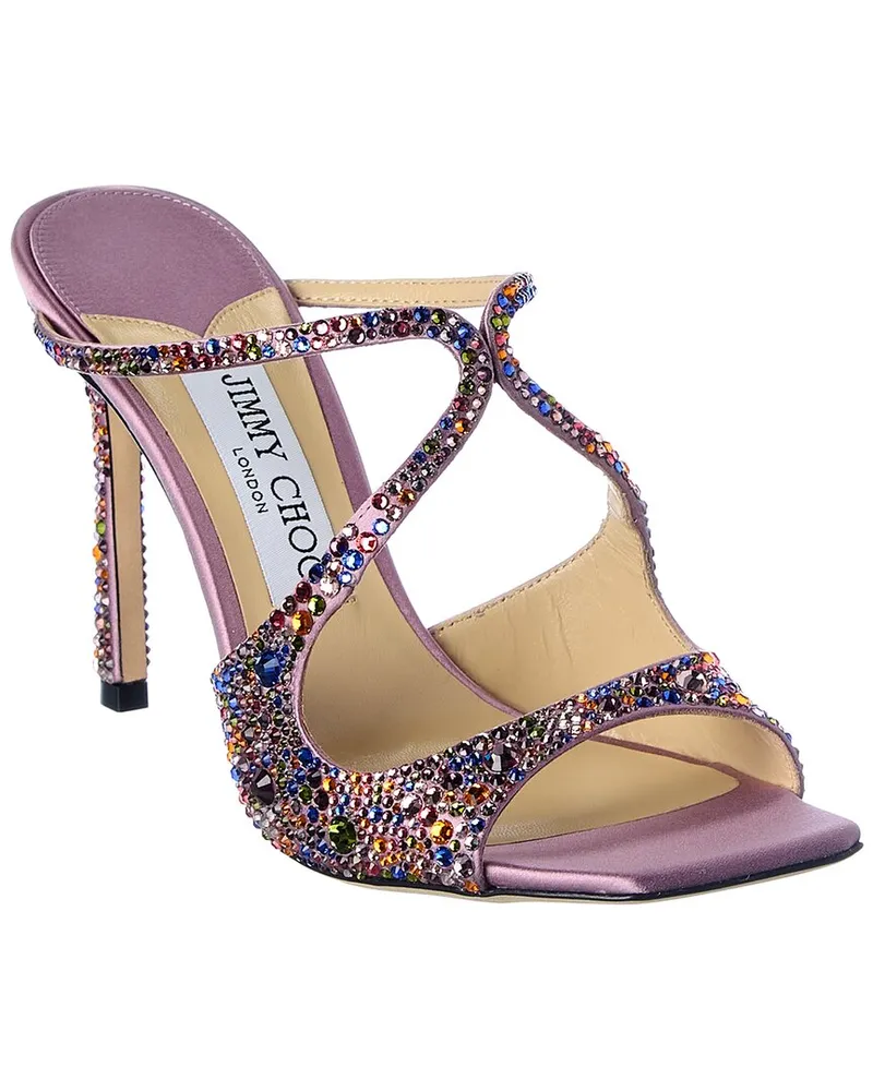 Jimmy Choo Anise 95 Glitter Sandal Pink