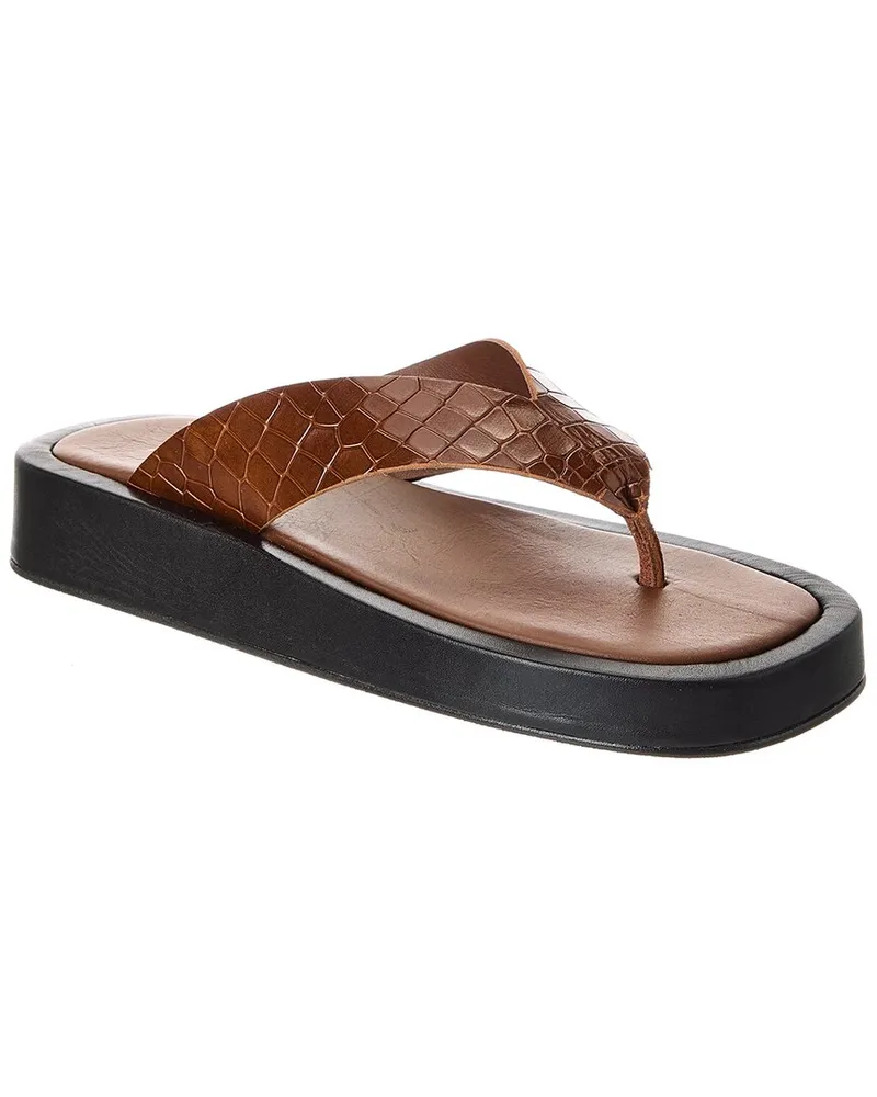 Alohas Overcast Leather Sandal Nocolor