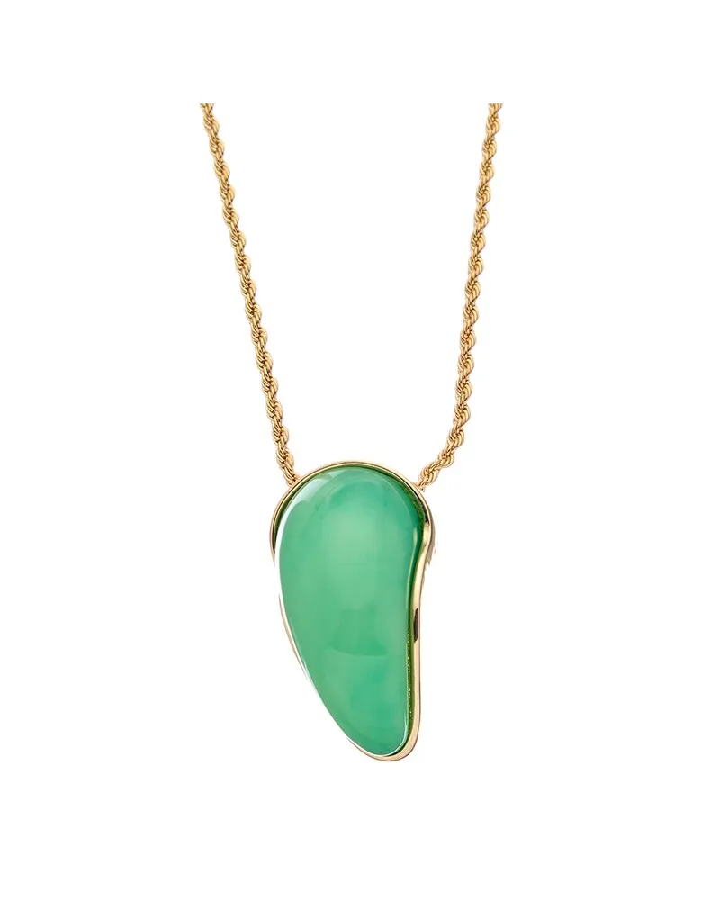 Kenneth Jay Lane 22K Plated Pendant Necklace Nocolor