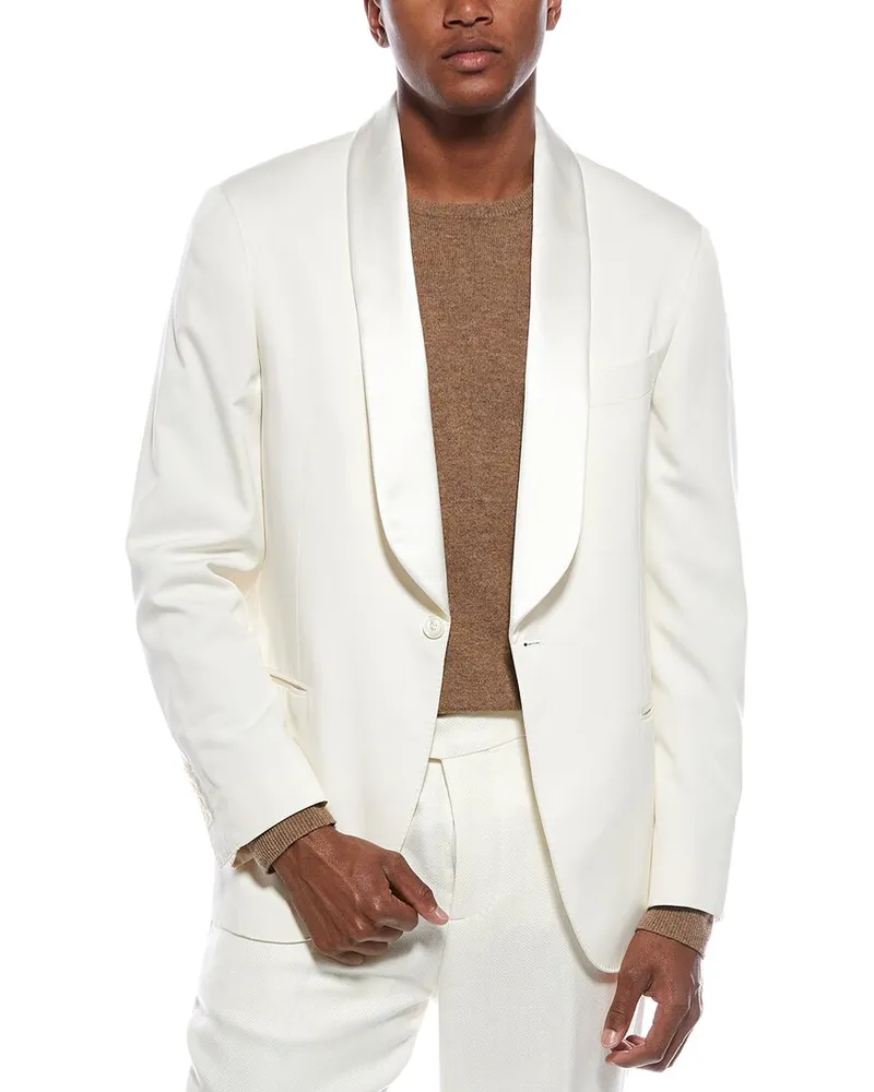 Brunello Cucinelli Silk Jacket Nocolor